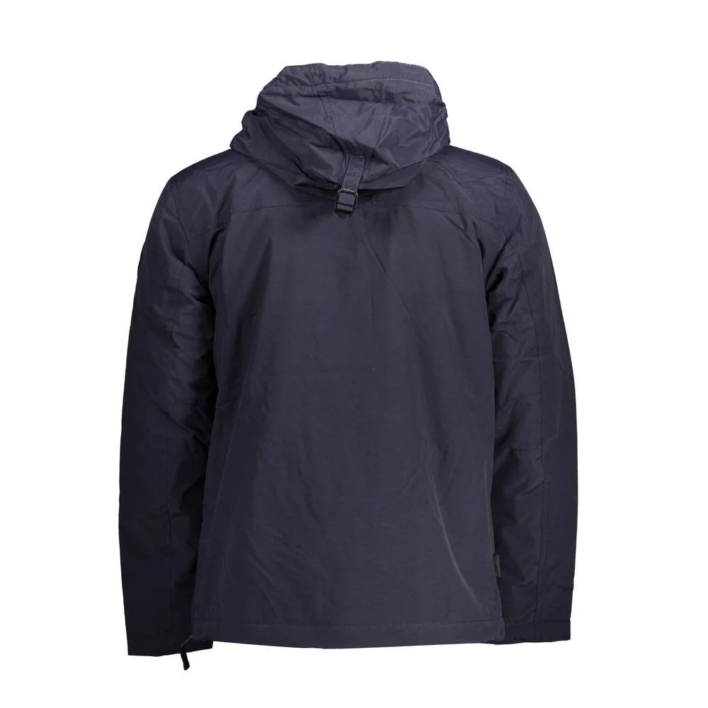 Napapijri Blue Polyamide Jackets & Coat - Rain Coats