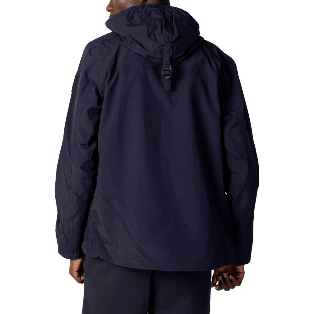 Napapijri Blue Polyester Jackets & Coat - IT44 | S - Rain Coats