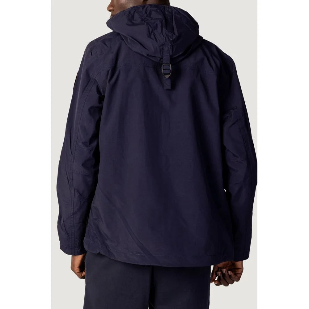 Napapijri Blue Polyester Jackets & Coat - IT44 | S - Rain Coats