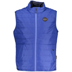 Napapijri Blue Polyester Men Jacket - S - Vests