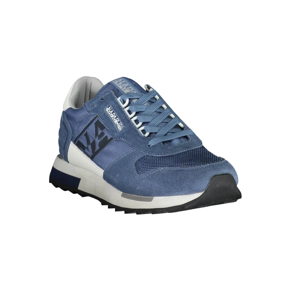 Napapijri Blue Polyester Men Sneaker - EU45/US11.5 - Sneakers