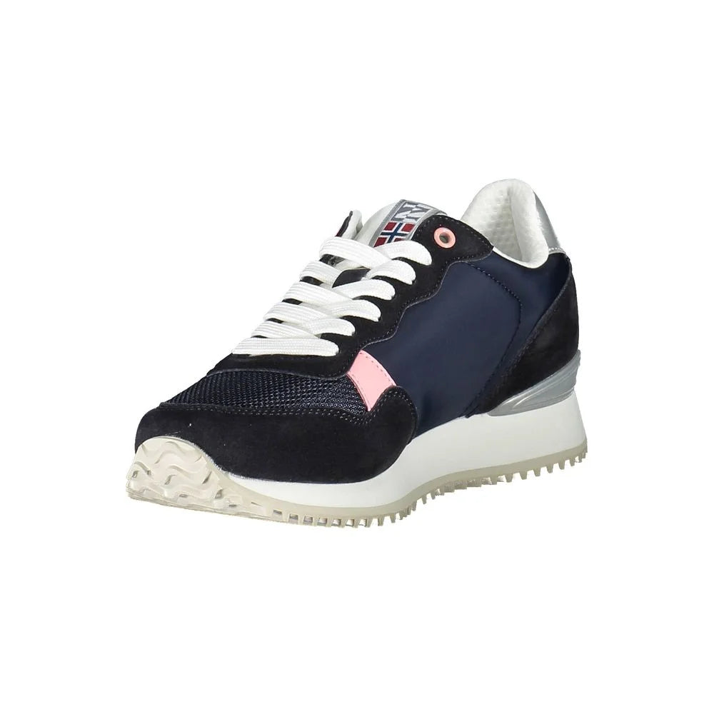 Napapijri Blue Polyester Sneaker - Sneakers