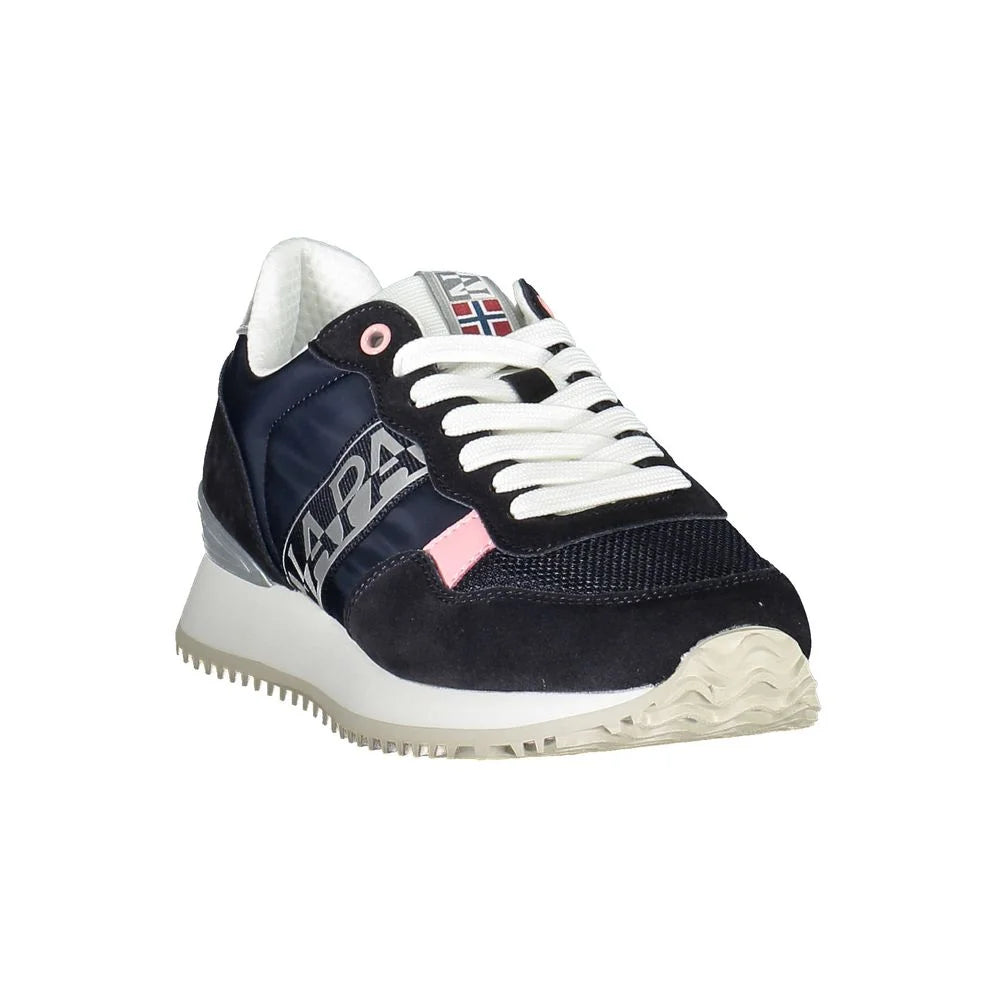 Napapijri Blue Polyester Sneaker - Sneakers