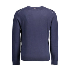 Napapijri Blue Wool Men Sweater - Sweaters