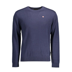 Napapijri Blue Wool Men Sweater - Sweaters