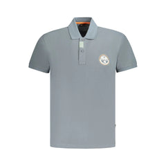 Napapijri Brown Cotton Men Polo Shirt