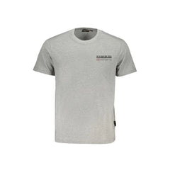 Napapijri Brown Cotton Men T-Shirt - T-Shirts