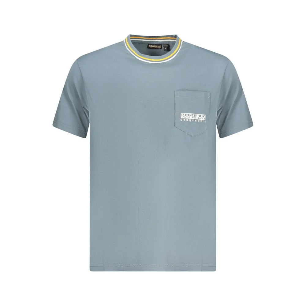 Napapijri Brown Cotton Men T-Shirt - T-Shirts