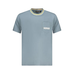 Napapijri Brown Cotton Men T-Shirt - T-Shirts