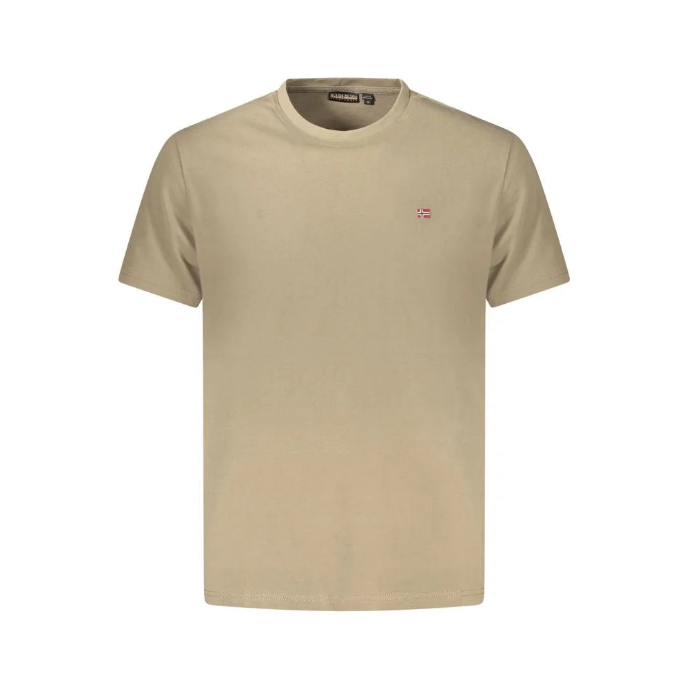 Napapijri Brown Cotton T-Shirt
