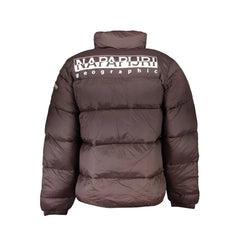 Napapijri Brown Polyamide Men Jacket - Puffer Jackets