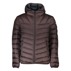 Napapijri Brown Polyamide Men Jacket - S - Puffer Jackets