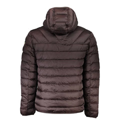 Napapijri Brown Polyamide Men Jacket - S - Puffer Jackets