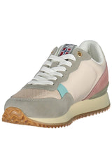 Napapijri Chic Pink Laced Sneakers with Logo Detail - EU38/US7.5 - Sneakers
