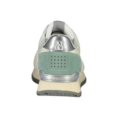 Napapijri Chic White Lace-Up Sports Sneakers with Contrast Detail - EU39/US9 - Sneakers