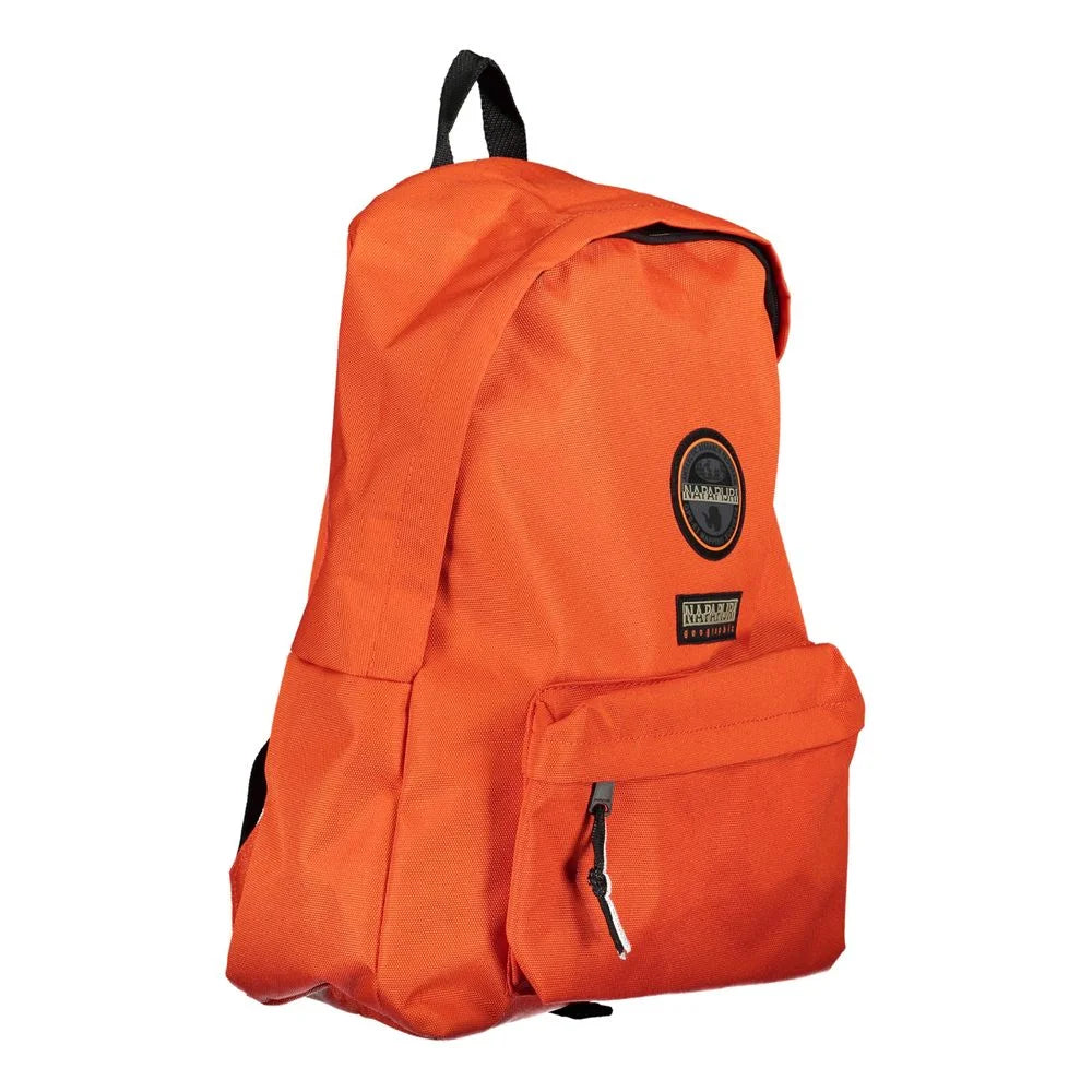 Napapijri Eco-Chic Orange Backpack for the Modern Explorer - Backpacks