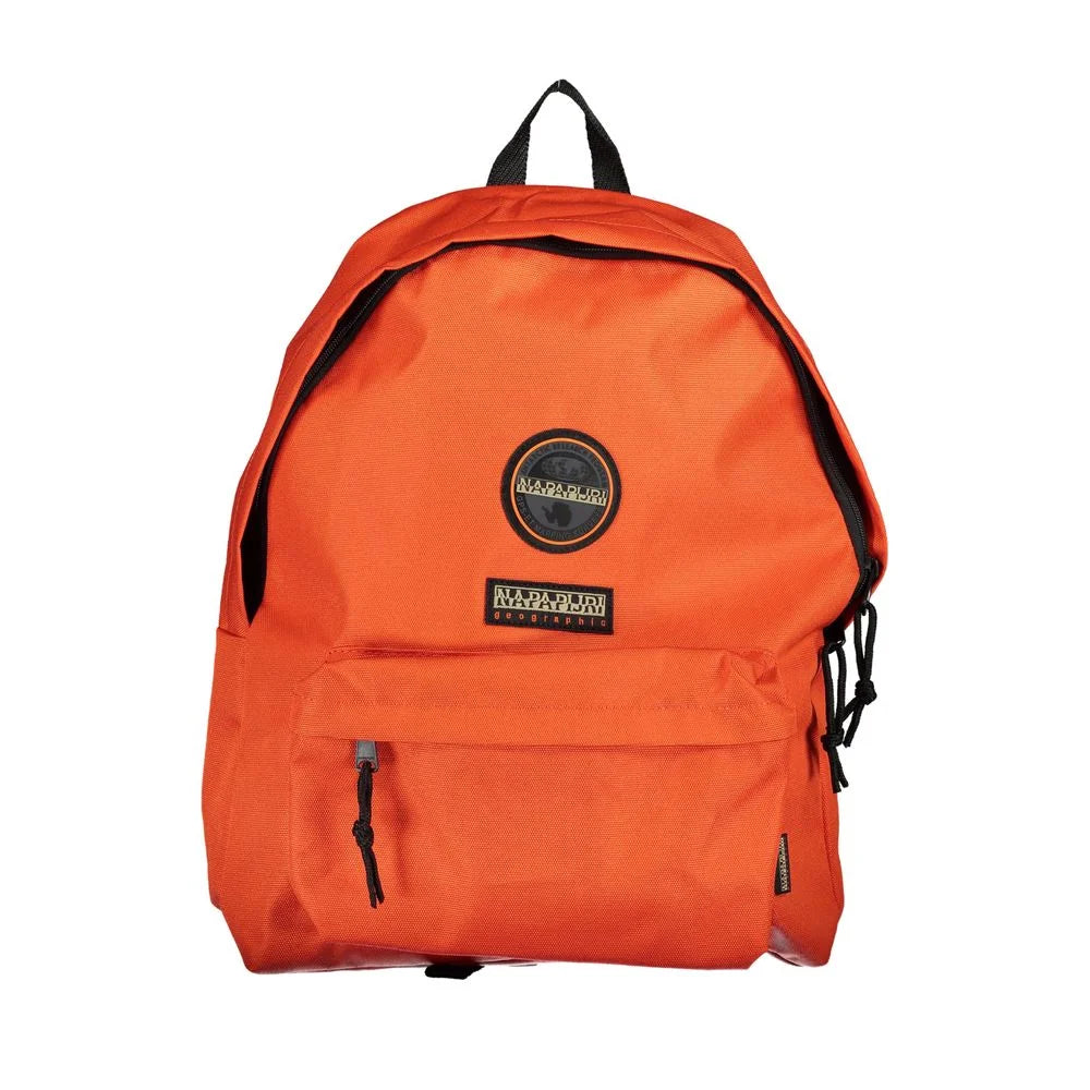 Napapijri Eco-Chic Orange Backpack for the Modern Explorer - Backpacks