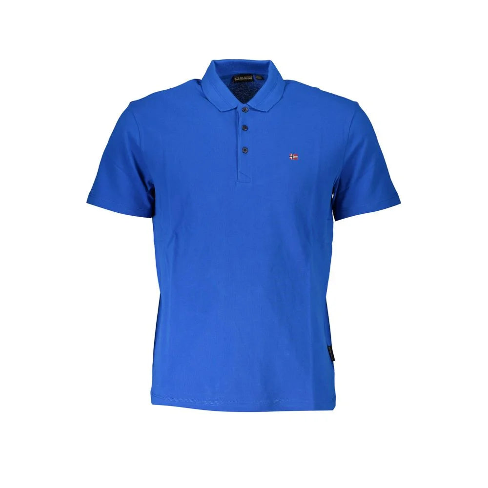 Napapijri Elegant Short Sleeved Cotton Polo - Polos