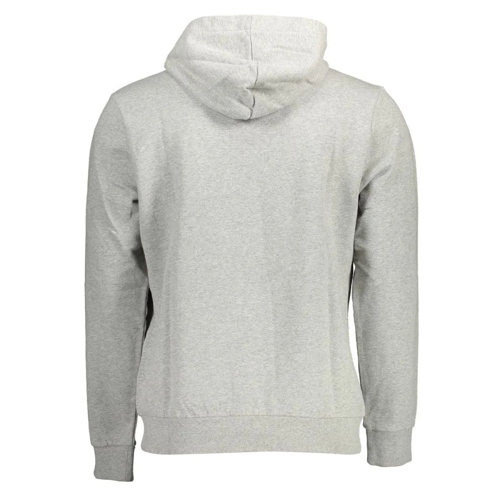 Napapijri Gray Cotton Men Sweater - Hoodies
