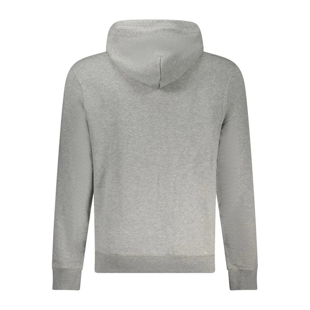 Napapijri Gray Cotton Men Sweater - Hoodies