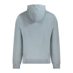 Napapijri Gray Cotton Men Sweater - L - Hoodies
