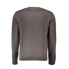 Napapijri Gray Cotton Men Sweater - Sweaters