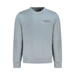 Napapijri Gray Cotton Men Sweater - Sweatshirts