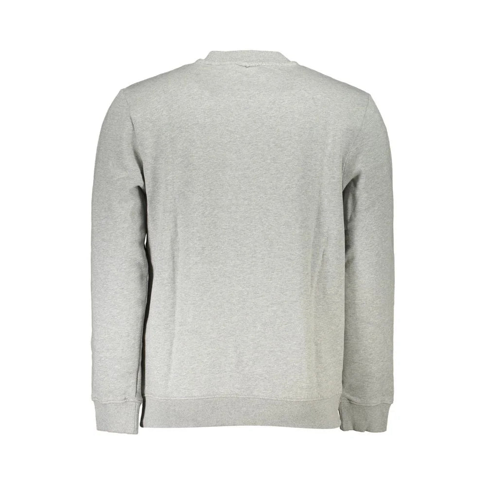 Napapijri Gray Cotton Men Sweater - Sweatshirts