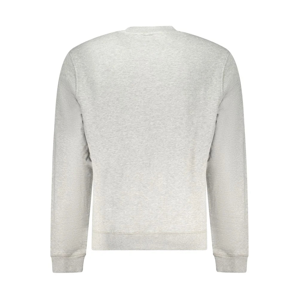 Napapijri Gray Cotton Men Sweater - Sweatshirts