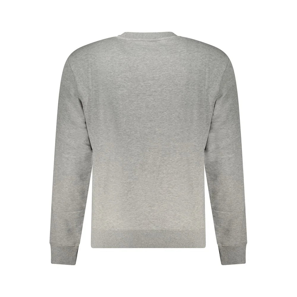 Napapijri Gray Cotton Men Sweater - Sweatshirts