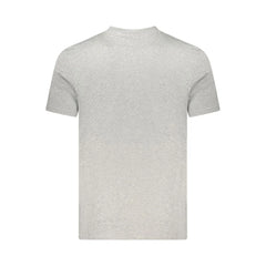 Napapijri Gray Cotton Men T-Shirt
