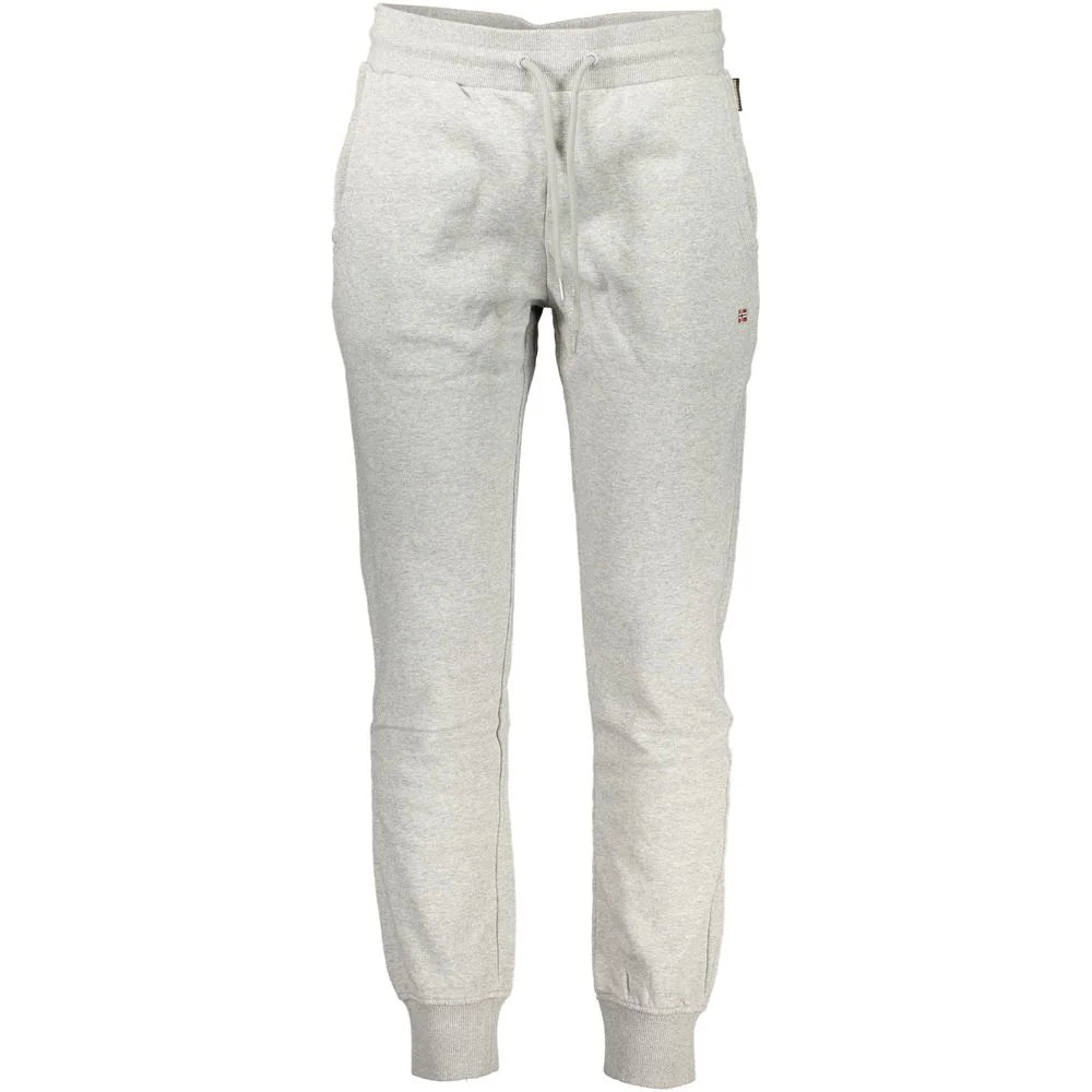 Napapijri Gray Cotton Pant - Joggers