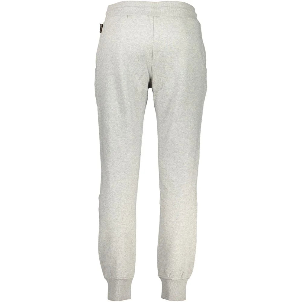 Napapijri Gray Cotton Pant - Joggers