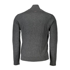Napapijri Gray Fabric Men Sweater - Sweaters