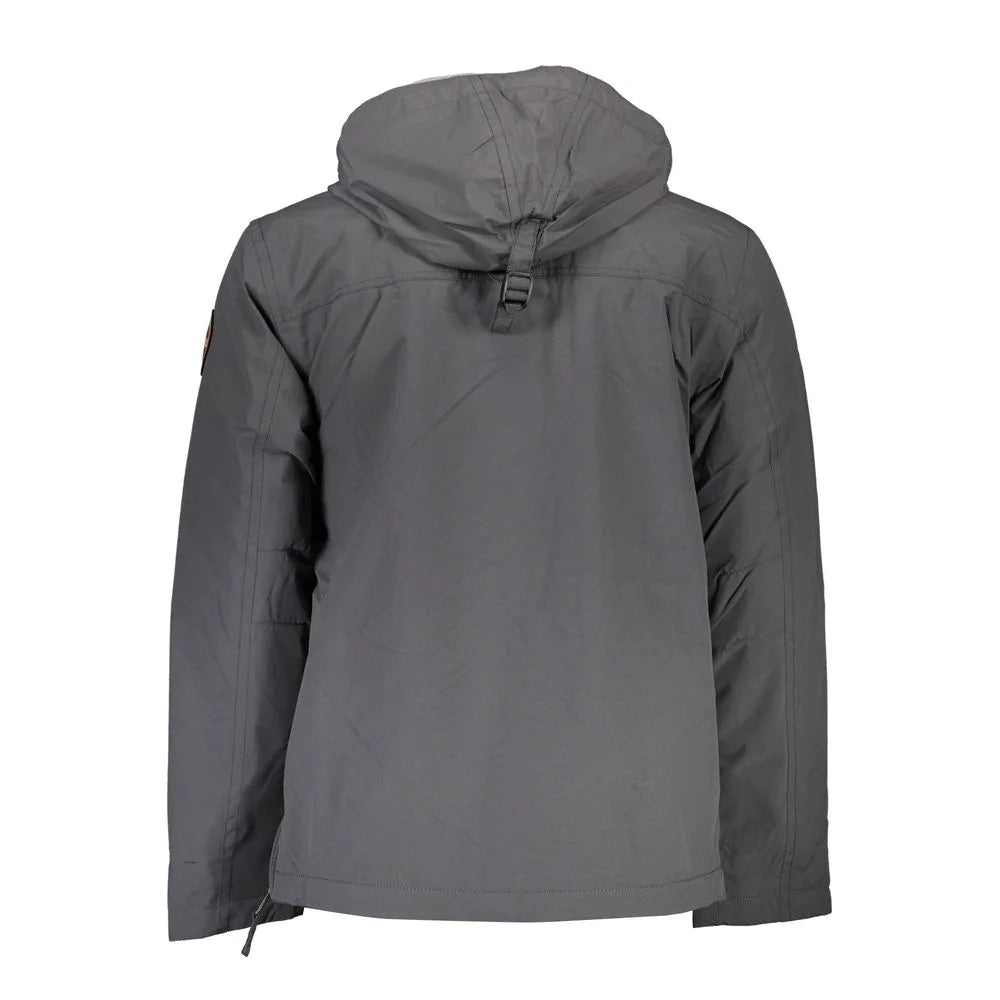 Napapijri Gray Polyamide Jackets & Coat - Rain Coats