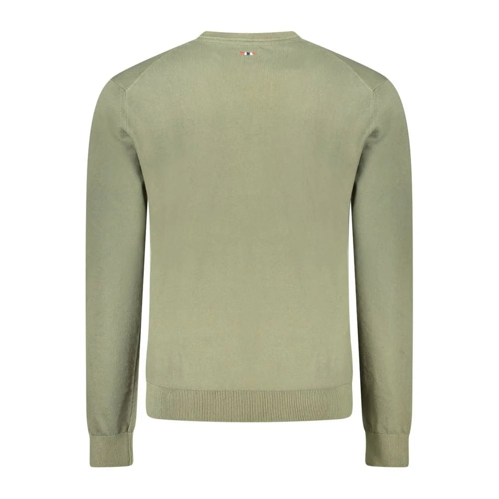 Napapijri Green Cotton Men Sweater - Sweaters