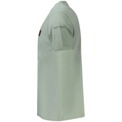 Napapijri Green Cotton Men T-Shirt - S - T-Shirts