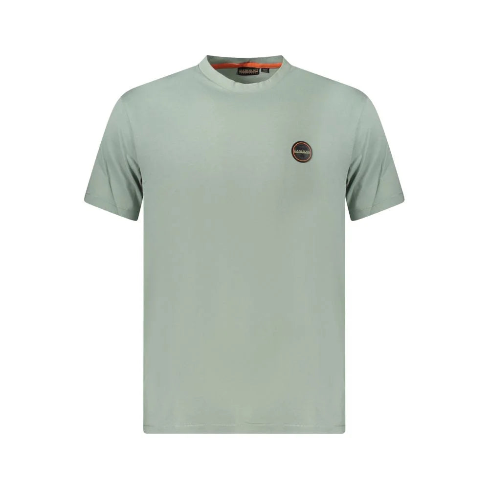 Napapijri Green Cotton Men T-Shirt - S - T-Shirts