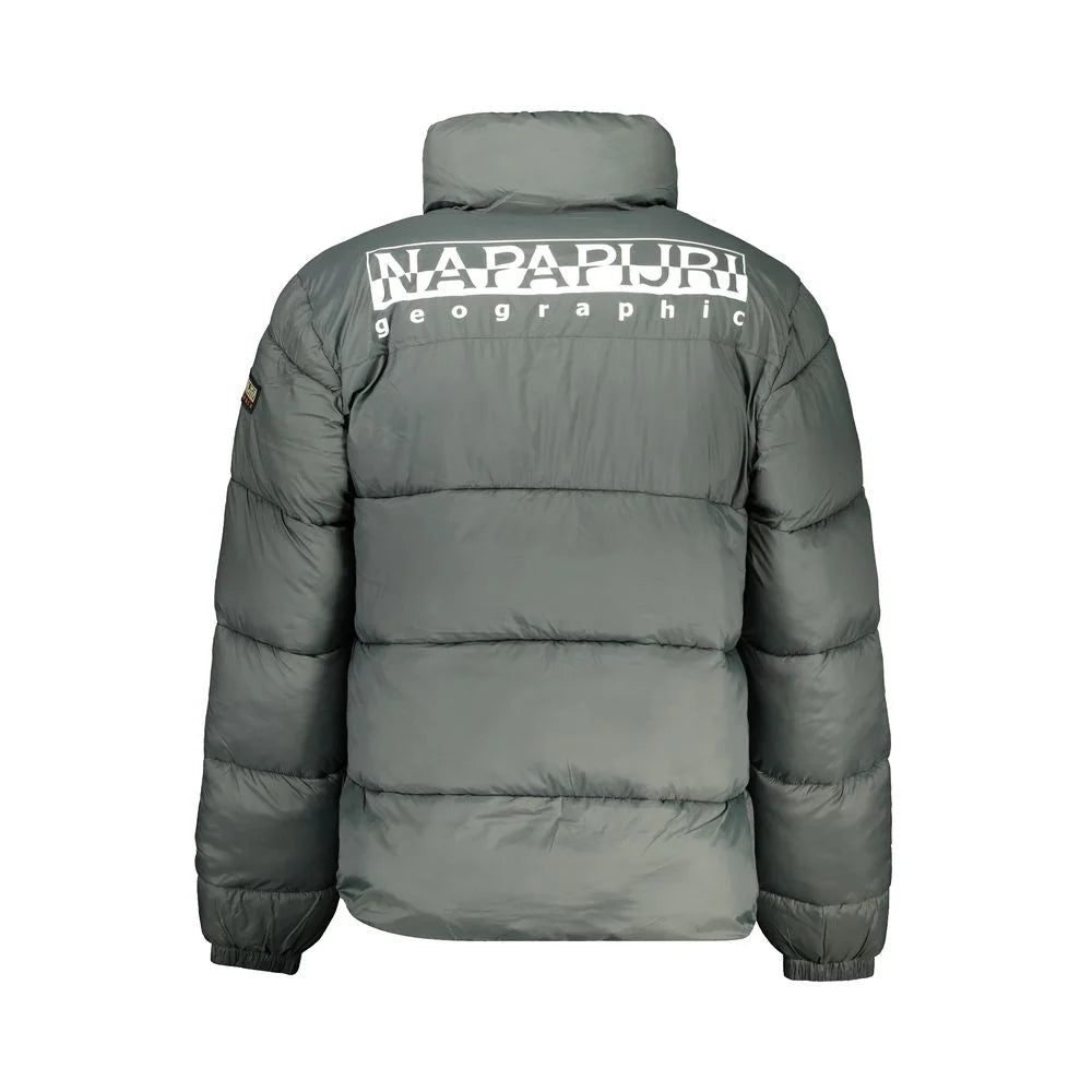 Napapijri Green Polyamide Jackets & Coat - XXL