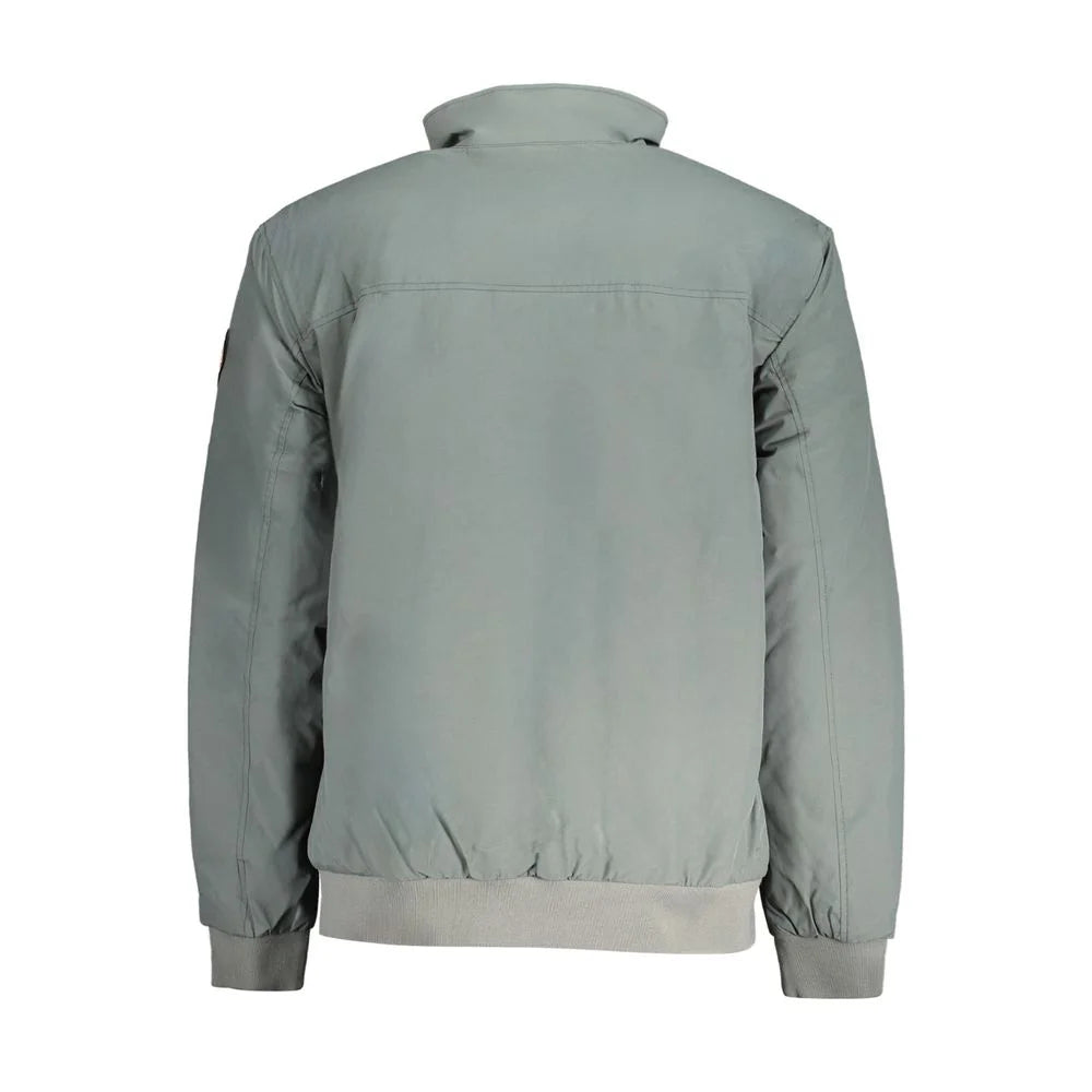Napapijri Green Polyamide Men Jacket - Bomber Jackets