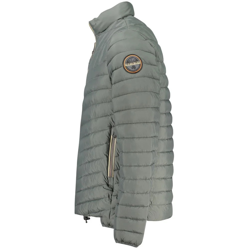 Napapijri Green Polyamide Men Jacket - Puffer Jackets