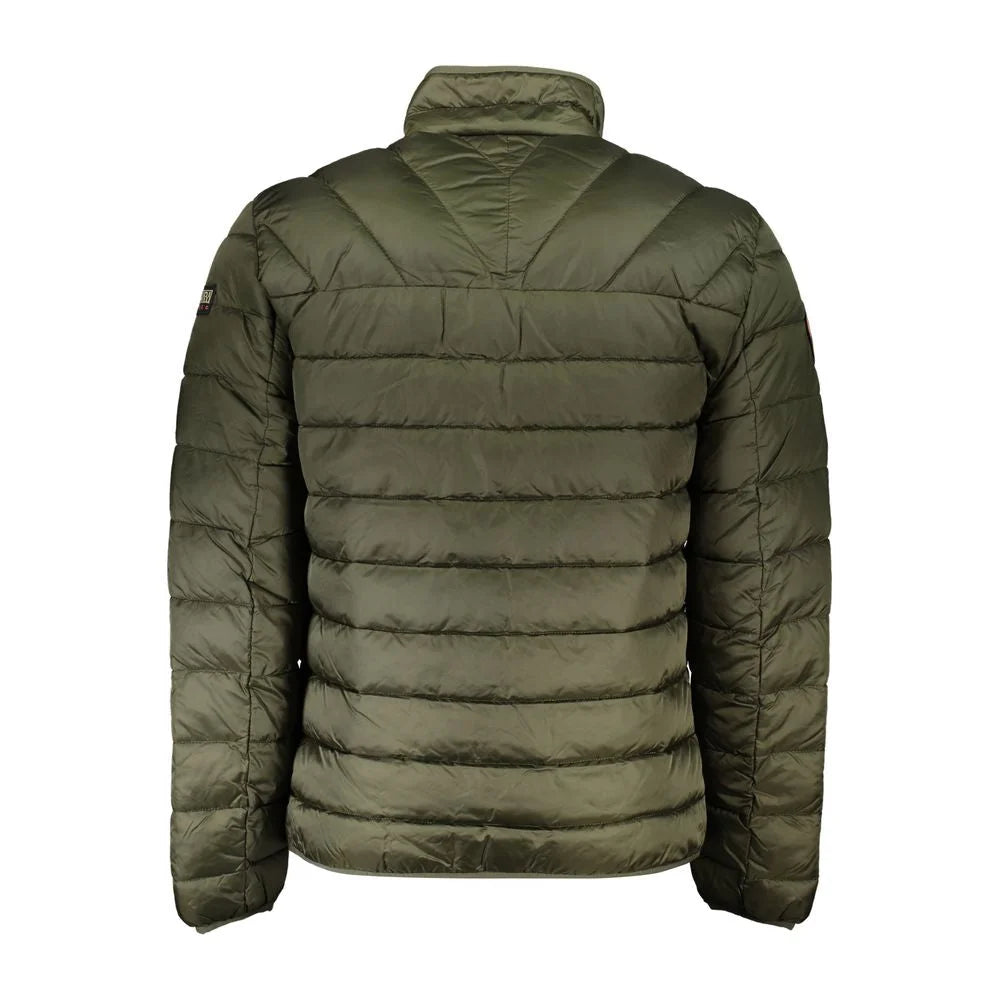 Napapijri Green Polyamide Men Jacket - Puffer Jackets