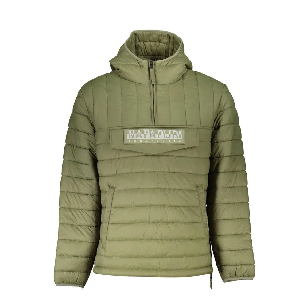 Napapijri Green Polyamide Men Jacket - S