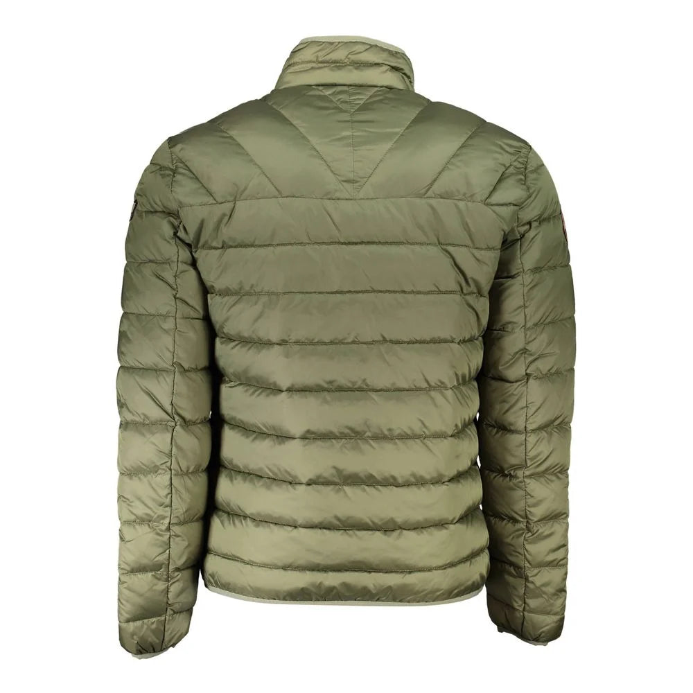 Napapijri Green Polyamide Men Jacket - S - Puffer Jackets