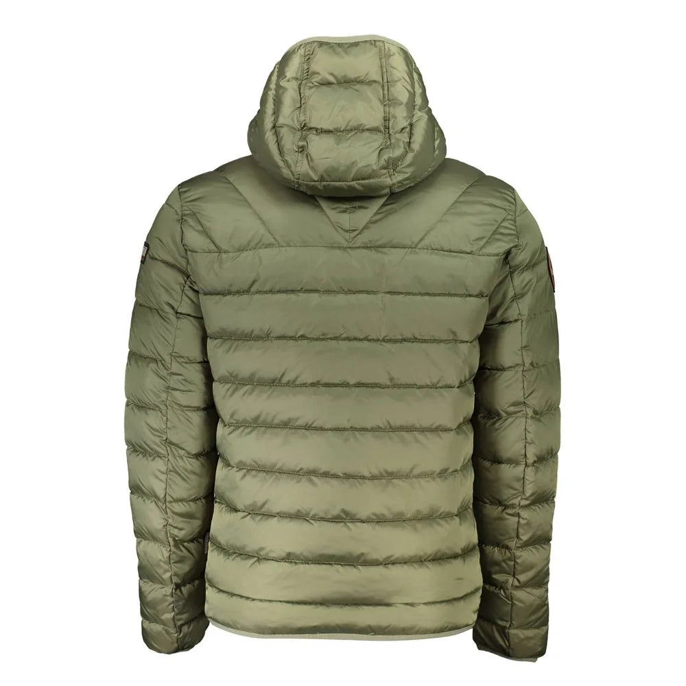 Napapijri Green Polyamide Men Jacket - XS - Sport Jackets