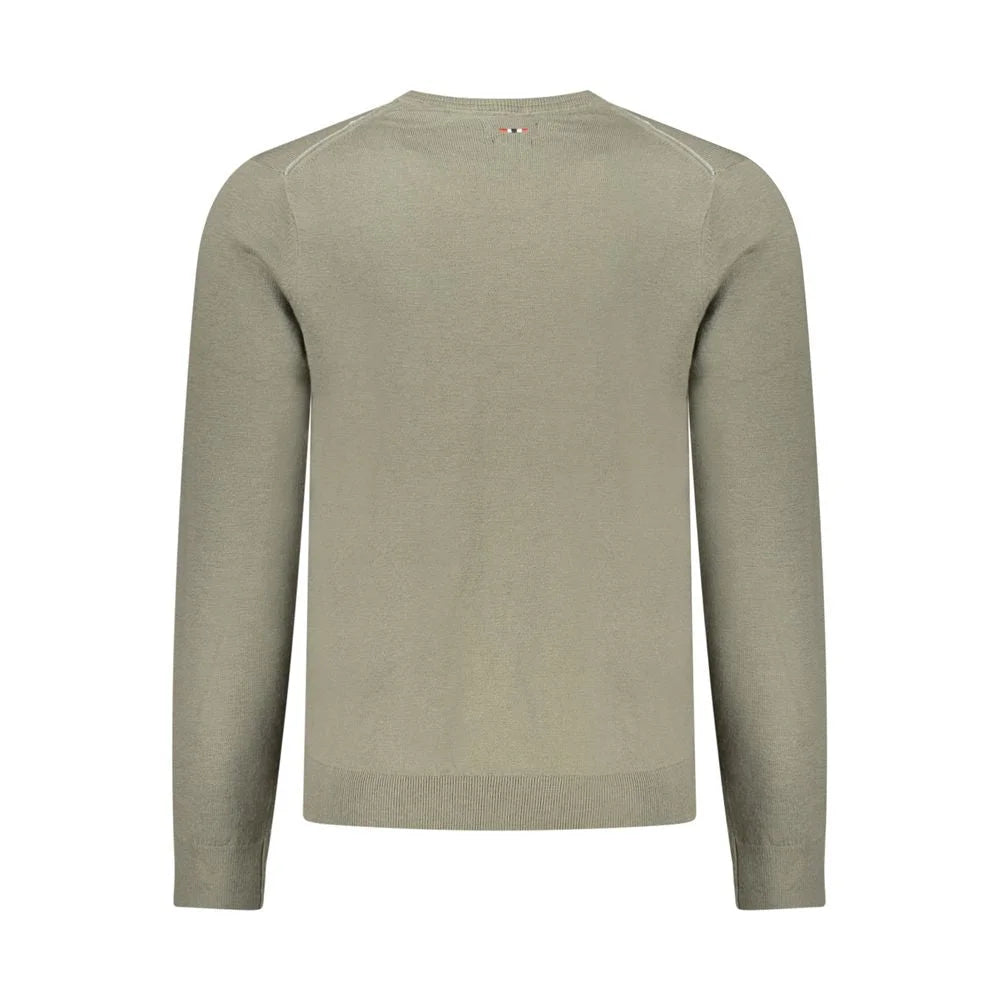 Napapijri Green Wool Men Sweater