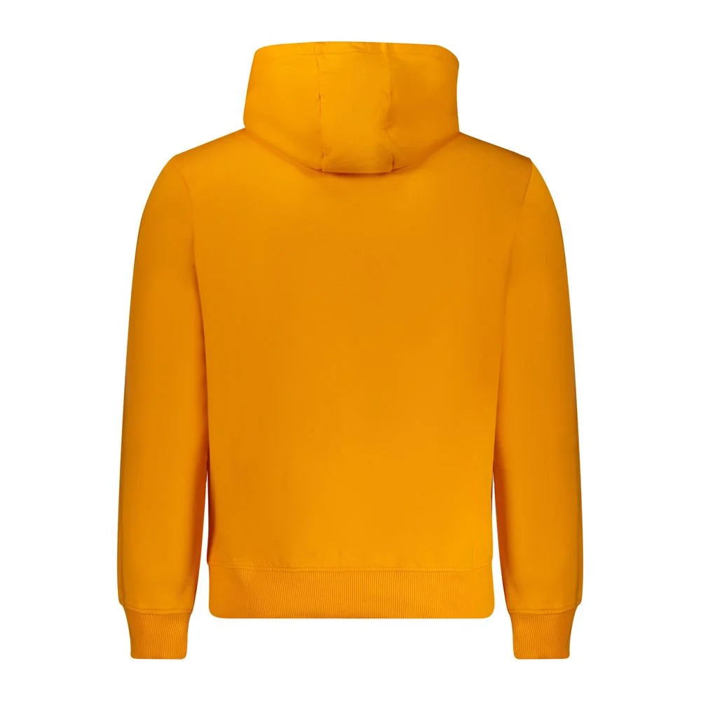 Napapijri Orange Cotton Men Sweater - XXL - Hoodies
