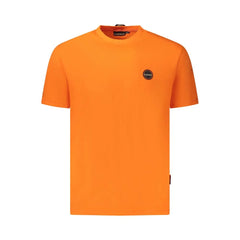 Napapijri Orange Cotton Men T-Shirt - S - T-Shirts