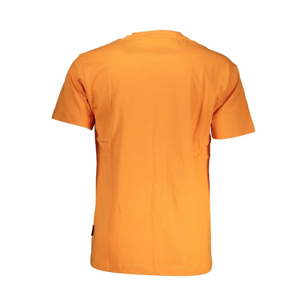 Napapijri Orange Cotton T-Shirt - XXL - T-Shirts