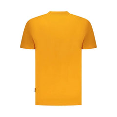 Napapijri Orange Organic Cotton Men T-Shirt - M - T-Shirts